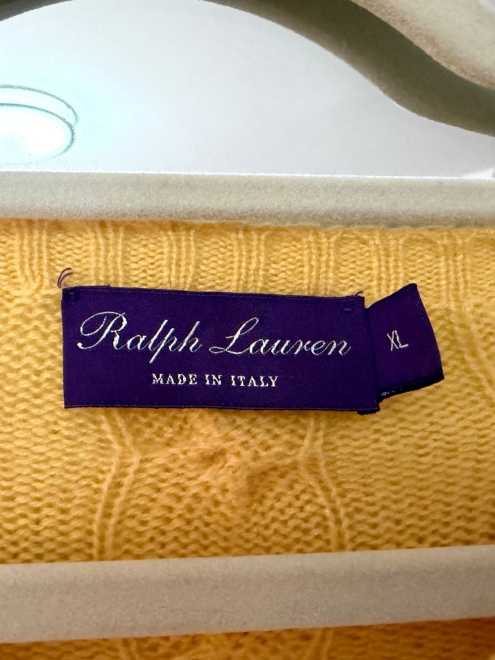 Ralph Lauren Cable-Knit Cashmere Sweater - Picture 2 of 3